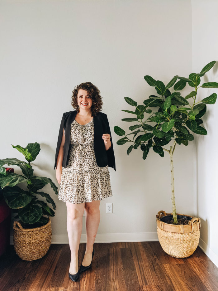 5 Ways to Wear an Animal Print Dress | Work outfit as well as casual outfit ideas | HonestlyRelatable.com