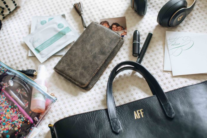 What's in my bag | madewell transport zip tote | theadoredlife.com