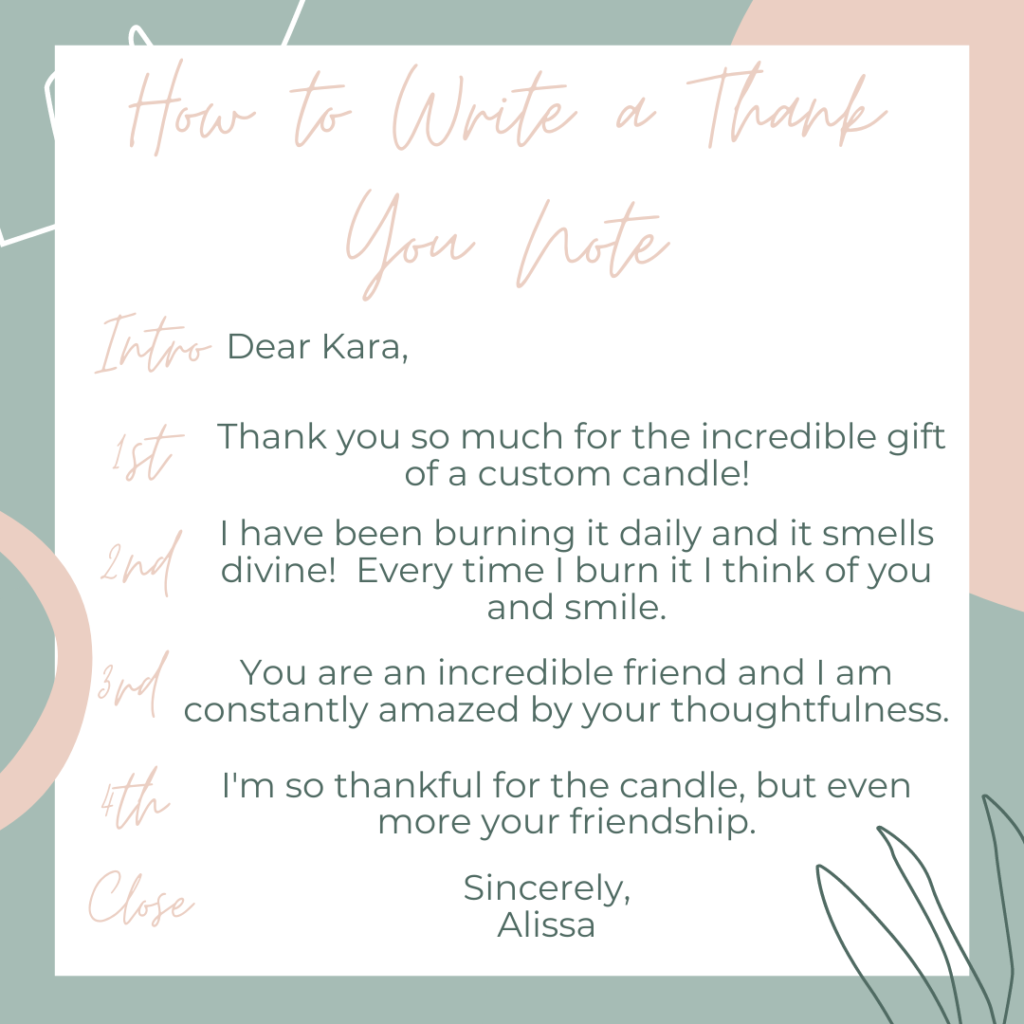 How To Write A Thank You Note Examples And Helpful Timeline