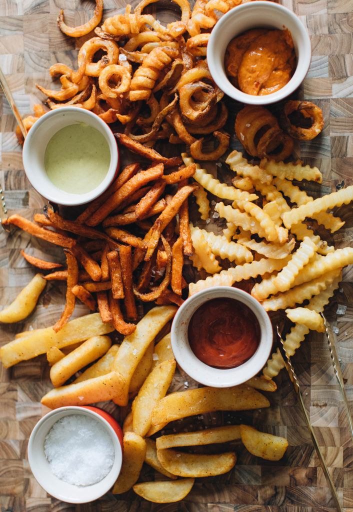 Have you ever made a french fry board? It will be a huge party hit! | HonestlyRelatable.com