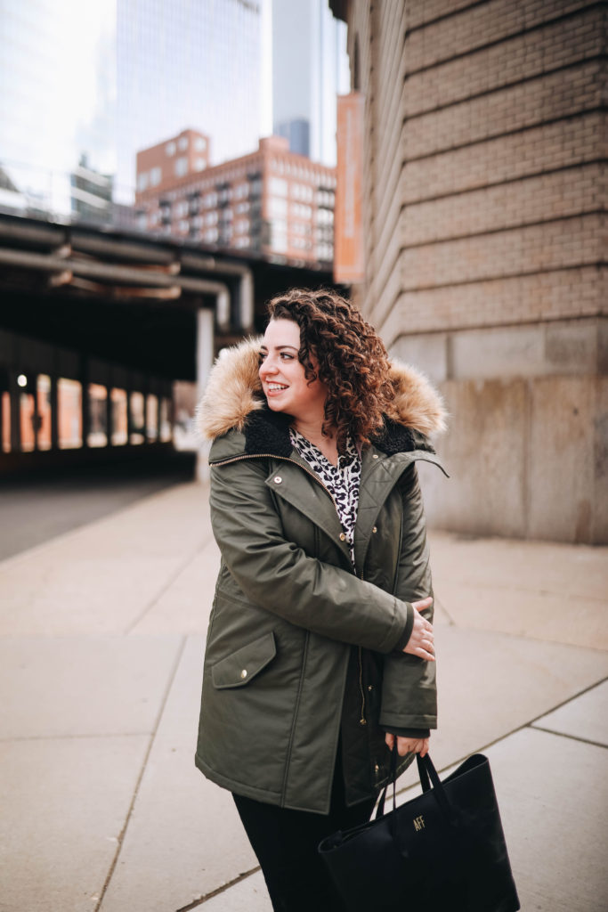 Chicago winter outfit | J. Crew winter park outfit